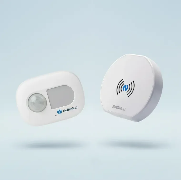 NoBlink room sensor and bathroom sensor